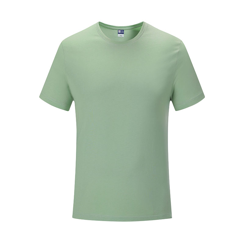 \35;M802-Crewneck T-Shirt Short-Sleeve Cotton